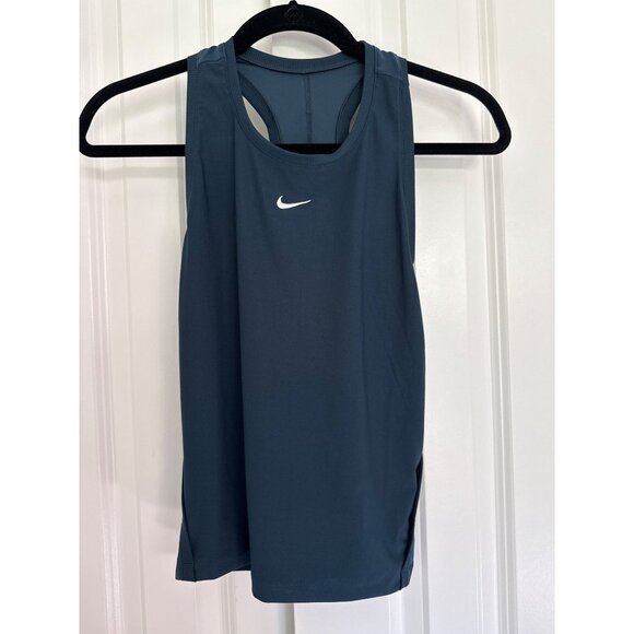 Nike Dri-fit Navy Blue Racerback Tank Top size Small - Picture 4 of 7
